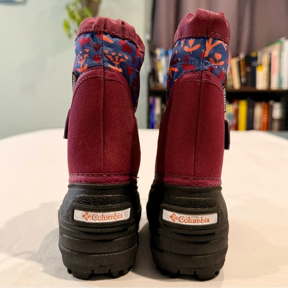 New Columbia Boots Girls 5 Little Kids Powderbug Plus II Waterproof Insulated